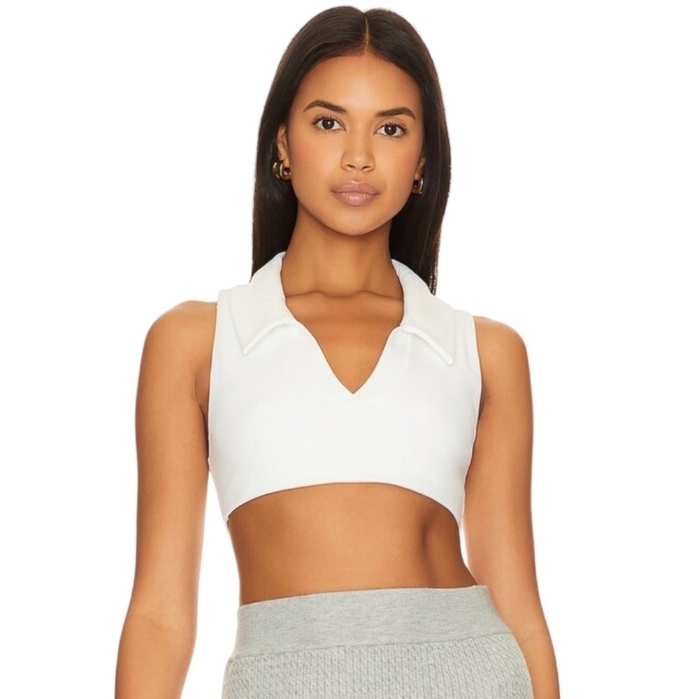 WeWoreWhat Polo Bra Optic White